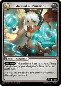Materialize Munitions - Promotional Cards - Grand Archive TCG card