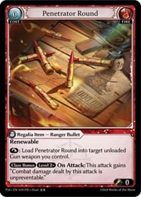 Penetrator Round - Promotional Cards - Grand Archive TCG card