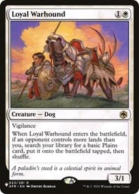Loyal Warhound - The List Reprints - Magic: The Gathering card
