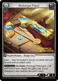 Prototype Pistol - Promotional Cards - Grand Archive TCG card