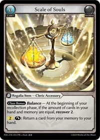 Scale of Souls - Promotional Cards - Grand Archive TCG card