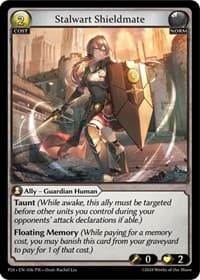 Stalwart Shieldmate - Promotional Cards - Grand Archive TCG card