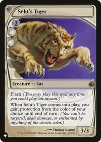 Seht's Tiger - The List Reprints - Magic: The Gathering card