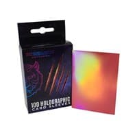 Holographic Sleeves - Red / Oracle (100-Pack) - Prismatic Defender Card Sleeves - Card Sleeves card