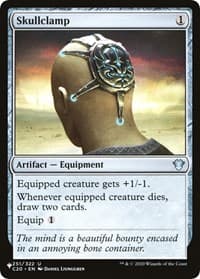 Skullclamp (C20) - The List Reprints - Magic: The Gathering card
