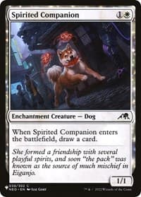 Spirited Companion - The List Reprints - Magic: The Gathering card