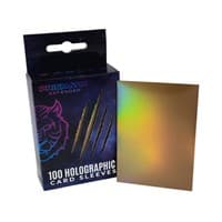 Holographic Sleeves - Gold / Oracle (100-Pack) - Prismatic Defender Card Sleeves - Card Sleeves card