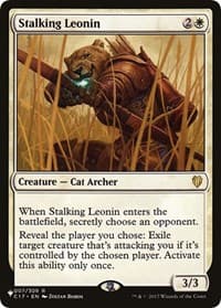 Stalking Leonin - The List Reprints - Magic: The Gathering card