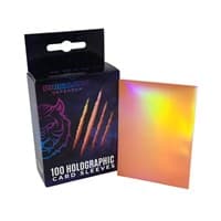 Holographic Sleeves - Orange / Oracle (100-Pack) - Prismatic Defender Card Sleeves - Card Sleeves card