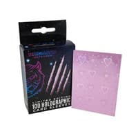 Holographic Sleeves - Light Pink / Pulsar (100-Pack) - Prismatic Defender Card Sleeves - Card Sleeves card