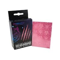Holographic Sleeves - Dark Pink / Pulsar (100-Pack) - Prismatic Defender Card Sleeves - Card Sleeves card