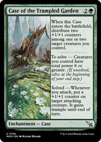 Case of the Trampled Garden - Murders at Karlov Manor - Magic: The Gathering card