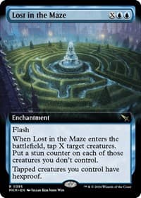 Lost in the Maze (Extended Art) - Murders at Karlov Manor - Magic: The Gathering card