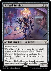 Barbed Servitor - Murders at Karlov Manor - Magic: The Gathering card