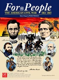 For the People II: The American Civil War, 1861-1865 Board Game - GMT Games - Boardgames card