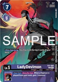 LadyDevimon (Digimon Illustration Competition Pack 2023) - Classic Collection - Digimon Card Game card