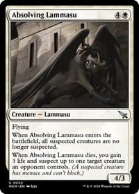 Absolving Lammasu - Murders at Karlov Manor - Magic: The Gathering card