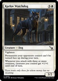 Karlov Watchdog - Murders at Karlov Manor - Magic: The Gathering card