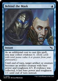 Behind the Mask - Murders at Karlov Manor - Magic: The Gathering card