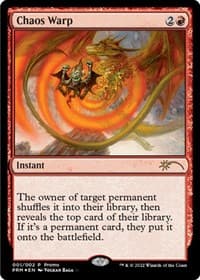 Chaos Warp - WPN & Gateway Promos - Magic: The Gathering card