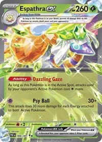 Espathra ex - SV: Paldean Fates - Pokemon card