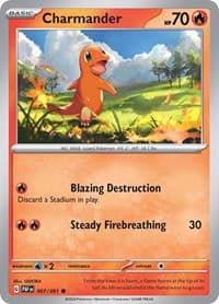 Charmander - SV: Paldean Fates - Pokemon card