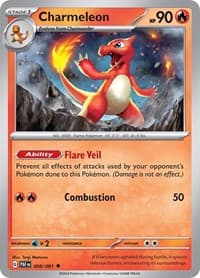 Charmeleon - SV: Paldean Fates - Pokemon card