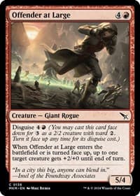 Offender at Large - Murders at Karlov Manor - Magic: The Gathering card