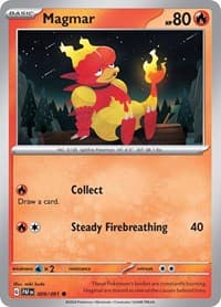 Magmar - SV: Paldean Fates - Pokemon card