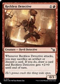 Reckless Detective - Murders at Karlov Manor - Magic: The Gathering card