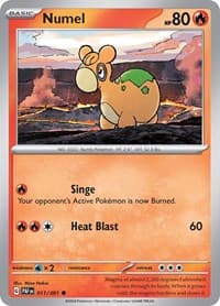 Numel - SV: Paldean Fates - Pokemon card
