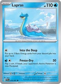 Lapras - SV: Paldean Fates - Pokemon card