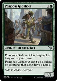 Pompous Gadabout - Murders at Karlov Manor - Magic: The Gathering card