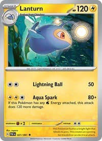 Lanturn - SV: Paldean Fates - Pokemon card