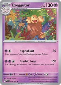 Exeggutor - SV: Paldean Fates - Pokemon card