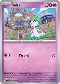 Ralts - SV: Paldean Fates - Pokemon card