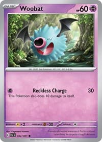 Woobat - SV: Paldean Fates - Pokemon card