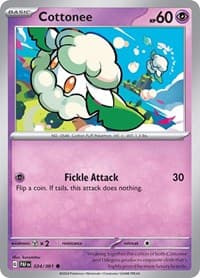 Cottonee - SV: Paldean Fates - Pokemon card