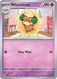 Whimsicott - SV: Paldean Fates - Pokemon card
