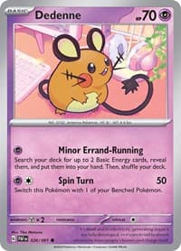 Dedenne - SV: Paldean Fates - Pokemon card