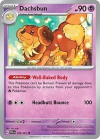 Dachsbun - SV: Paldean Fates - Pokemon card