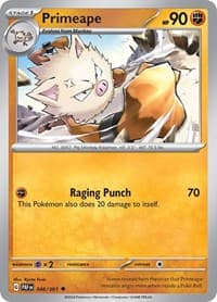 Primeape - SV: Paldean Fates - Pokemon card