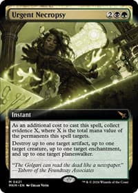 Urgent Necropsy (Extended Art) - Murders at Karlov Manor - Magic: The Gathering card