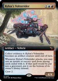 Kylox's Voltstrider (Extended Art) - Murders at Karlov Manor - Magic: The Gathering card