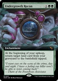 Undergrowth Recon (Extended Art) - Murders at Karlov Manor - Magic: The Gathering card