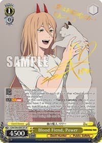 Blood Fiend, Power (SP) - Chainsaw Man - Weiss Schwarz card