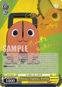 Always Together, Pochita (SP) - Chainsaw Man - Weiss Schwarz card