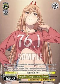 Angelic Temptation, Power (OFR) - Chainsaw Man - Weiss Schwarz card