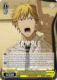 That's an Indirect Kiss! Denji - Chainsaw Man - Weiss Schwarz card
