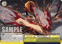 Blood-Soaked Declaration of War - Chainsaw Man - Weiss Schwarz card